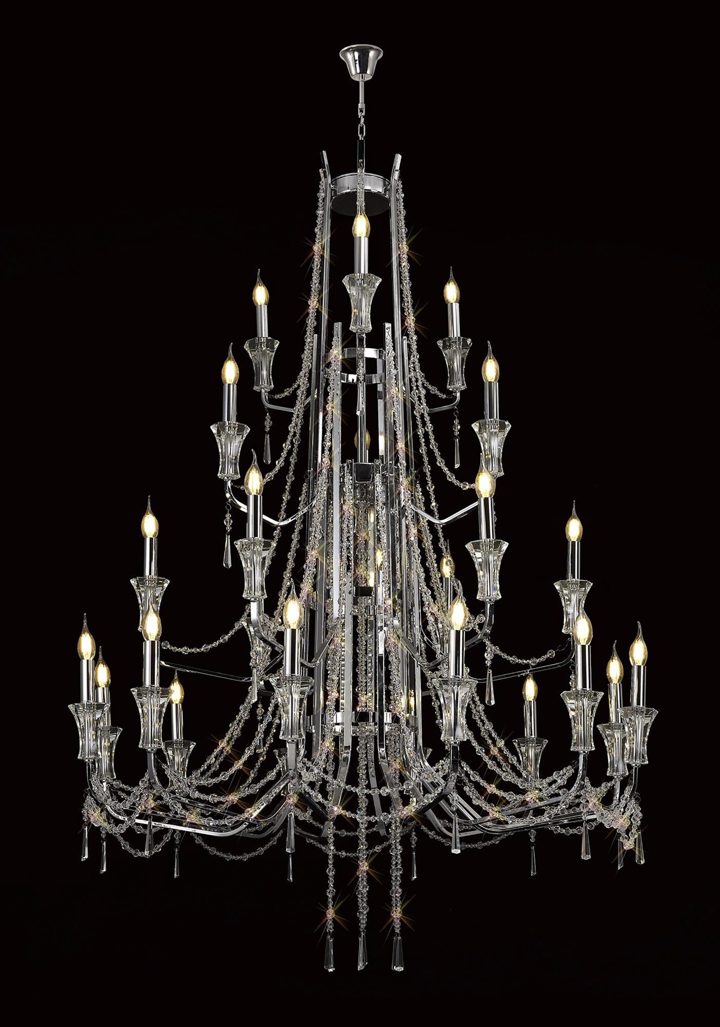 Armand Polished Chrome Crystal Ceiling Lights Diyas Statement Crystal Fittings Armand Polished Chrome Crystal Ceiling Lights Diyas Statement Crystal Fittings